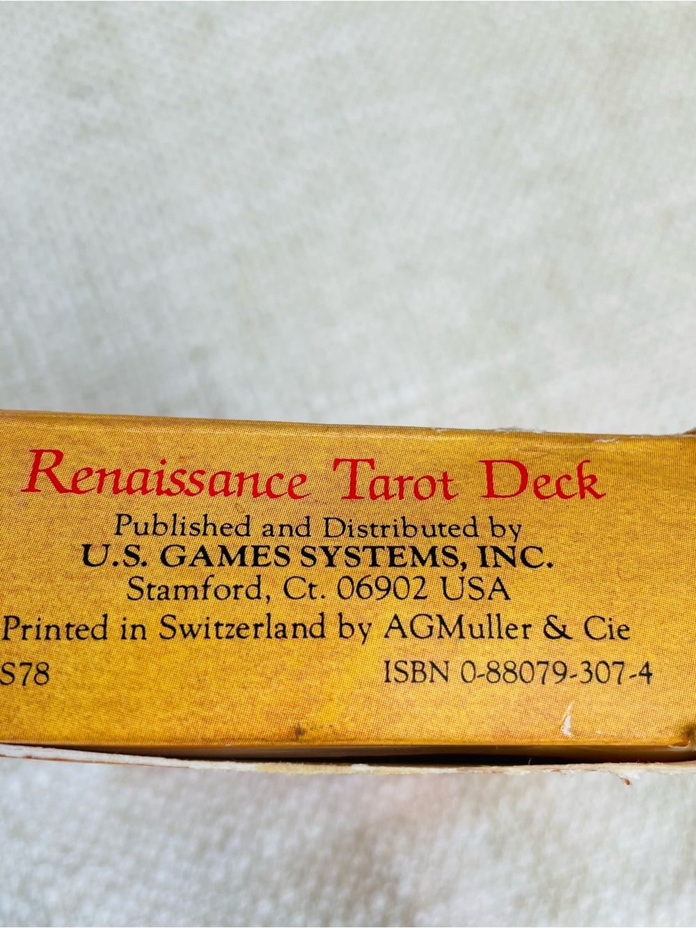 Vintage 1997 Renaissance Tarot Cards Deck w/Instructions - Picture 8 of 8